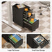3 Drawer File Cabinet with Lock, Fully Assembled except Casters