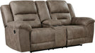 Reclining Living Room Set, Wall Hugger Manual Reclining Sofas, Couches for Living Room, Home Theater Seating, Includes Dual Reclining Sofa and Loveseat, 2-Piece Set, Brown​