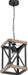 Farmhouse Pendant Light, Adjustable Metal and Wood Chandelier Light Fixture, Rustic Pendant Lighting for Kitchen Island, Bedroom, Dining Room and Entryway (Brown)