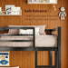 Full Over Full IndustrialGrade StainlessSteel Bunk Bed