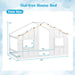 Montessori Twin House Bed With Ambient Illumination