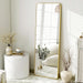 Goldtone 56X21 Complete Length Floor Standing Mirror