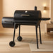 Barrel Charcoal Grill with Offset Smoker, 714 Square Inches Cooking Area, Outdoor BBQ Grill with Front and Side Shelf, Perfect for Backyard, Patio Parties and Picnics