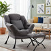 Dark Grey ExtraLarge Oversized Ottoman Reclining Chair