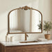 Antique Gold Wall Mirror: 32"X24" French Brass Decorative Mirrors