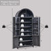 Tall Architectural Pantry Cabinet With Doors SpaceSaving
