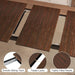 Modern Extendable Dining Table for 4-6, 63" Farmhouse Kitchen Table, Rectangular Dining Room Tables for Dining, Kitchen, Office, Living Room, Wooden Tables, Space Saving (Espresso)