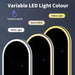 56"X21" LED Arched Mirror Full Length with Dimmable Lights