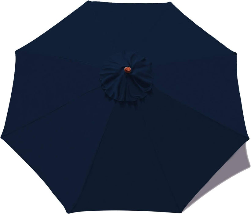 Patio Umbrella 9 Ft Replacement Canopy for 8 Ribs-Navy Blue