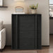 4 Drawer Dresser for Bedroom, Dresser with Vertical Handle