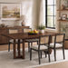 71" Dining Table for 6-8 People, Rectangular Table, Brown