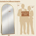 69"X28" Arched Full Length Mirror, Standing Floor Mirror, Gold
