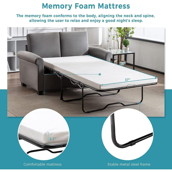 Memory Foam Sofa Bed for Small Spaces