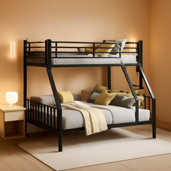 Twin XL Over Queen IndustrialGrade Bunk BedStructure