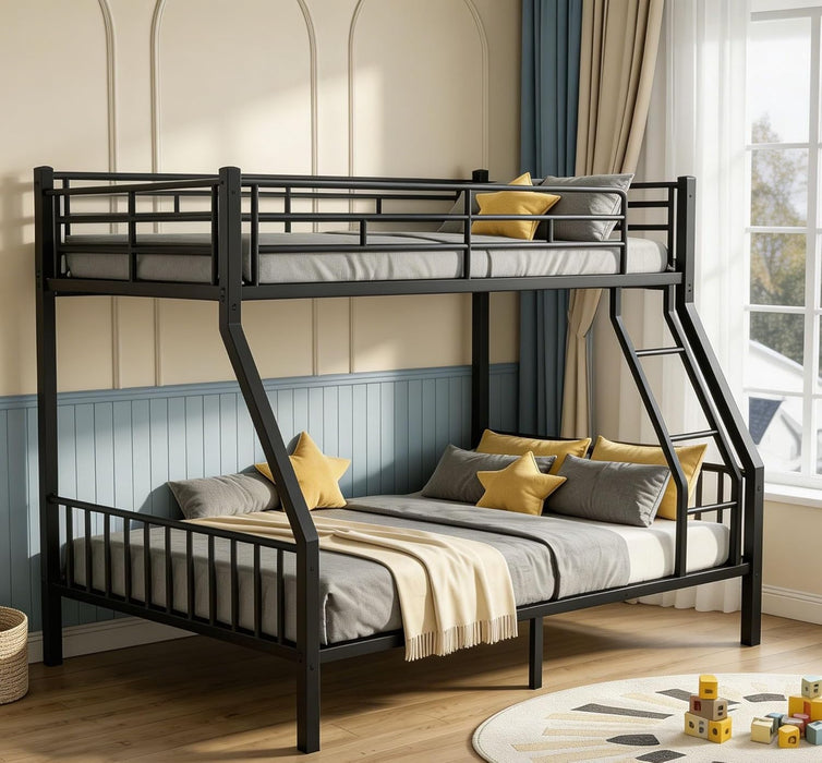 Twin XL Over Queen IndustrialGrade Bunk BedStructure