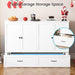 Queen Murphy Bed Cabinet With USB PortsAndCharging