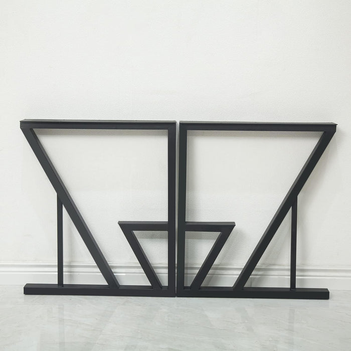 Black Iron Table Legs 28 Inches IndustrialStrength