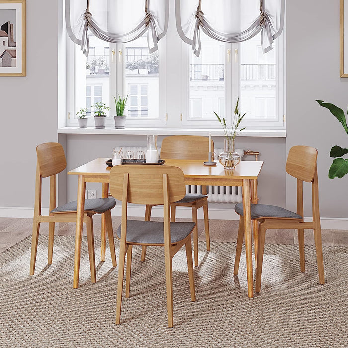 Farmhouse Small Dining Table for 2-6 Easy Assembly