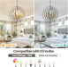 Black And Gold Chandelier Farmhouse Pendant Lighting