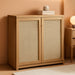 VASAGLE Boho Buffet Cabinets, Set of 2, with Rattan-Look Doors