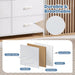 Sturdy Nine Drawer Dresser With Wardrobe Organization