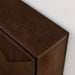 39" Narrow Sideboard Buffet Cabinet,Bar Cabinet Solid Wood Doors