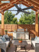 52 Inch Outdoor Ceiling Fan without Light, Waterproof IP65 Wet-Rated, Plug-In Black Ceiling Fan No Light, Remote Control with 6-Speed DC Motor, Hanging Fans with Cord for Patio Porch Gazebo