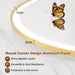 24X40 Inch Oval Gold Framed LED Bathroom Mirror with Lights, Wall-Mounted Mirror with Anti-Fog, 3 Color Temperature, Dimmable Brightness, Waterproof, Tempered Glass, Frontlit & Backlit