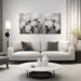 Flower Canvas Wall Art for Bedroom Women Black and White Painting | 20 X 40 Inch Girls Room Decor,Floral Painting Wall Decor,Office Decorations for Women,Living Room Wall Art