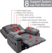 Big Man Power Lay Flat Lift Recliner Chair,Grey