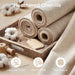 Chenille Queen Size Bed Frame with Belgrave Headboard, Beige