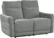 Rainwood Wall-Hugger Power Double Lay Flat Reclining Living Room Set, 3-Piece, Dove Gray