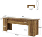 63-Inch Low Console Table, Farmhouse Wooden Entryway Table, Narrow Long Sofa Table behind Couch for Living Room, Entrance, Hallway