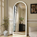 LED Arched Full Length Mirror with Lights 65"X24"