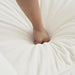 White Chenille Two Seater Upholstered Cozy Loveseat
