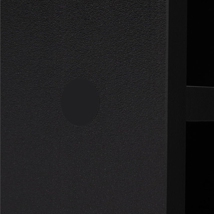 FiveCube Bookcase Black Storage Shelving Unit Modern