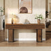 70.9-Inch Long Console Table, Wooden Sofa Table behind Couch Tables, Farmhouse Entryway Table Accent Table for Entrance, Hallway, Living Room, Foyer, Rustic Brown