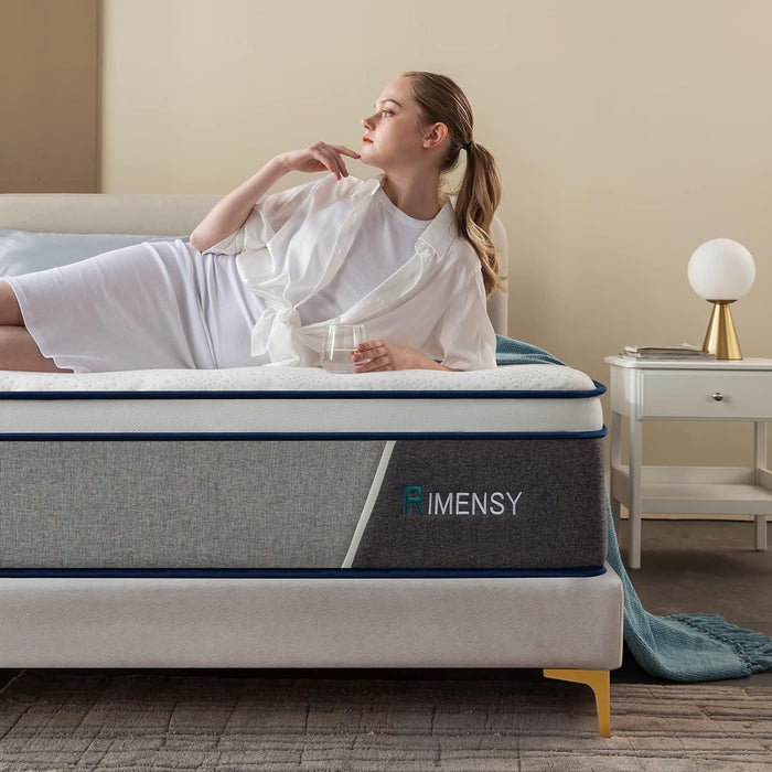 King Size Mattress, 12 Inch Gel Memory Foam King Mattress for Cool Night & Pressure Relief, Medium Plush Feel with Motion Isolating, Bliss