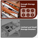 3-Drawer Dresser with Sculpted Wave Fronts, Tri-Color Drawer Design, Modern Chest of Drawers Storage Cabinet for Bedroom, Living Room, Hallway, or Office