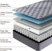 Full Size Mattress, 12 Inch Memory Foam Hybrid Mattresses for Pressure Relief, Motion Isolation, Breathable Comfort and Durable, Certipur-Us