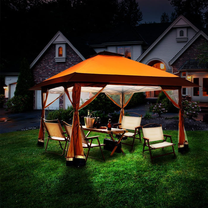Instant Pop Up Gazebo Canopy 10x10 AllWeatherDurable