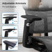 Ergonomic Office Chair, High Back Mesh Home Office Desk Chair with Adjustable Backrest & Lumbar & Wide Cushion, Big Tall Computer Task Chair with Adjustable Armrests & 90°-135° Tlit