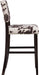 Udder Madness Corey Bar Stool, 19"W X 22.5"D X 44.75"H, Brown