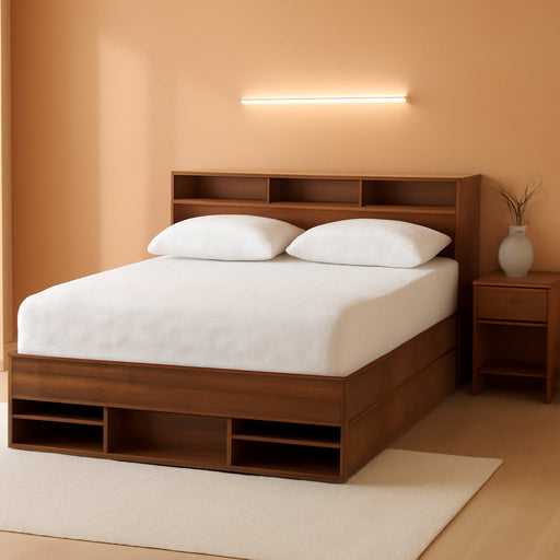 Beds (Platform), Queen, Dark Brown