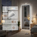 71" X 26" Arched Full Length Mirror with LED Lights, Floor Mirror with Stand, Wall Mirror Full Length, Body Floor Mirror, Wall Mounted Mirror for Bedroom, Dimmable, Tempered Glass