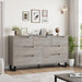 7 Dresser for Bedroom, 55" Wide Dresser Drawer with Storage