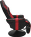 900 Gaming Recliner - Video Games Console Recliner Chair, Computer Recliner, Adjustable Leg Rest and Recline, Recliner with Cupholder, Reclining Gaming Chair with Footrest - Red