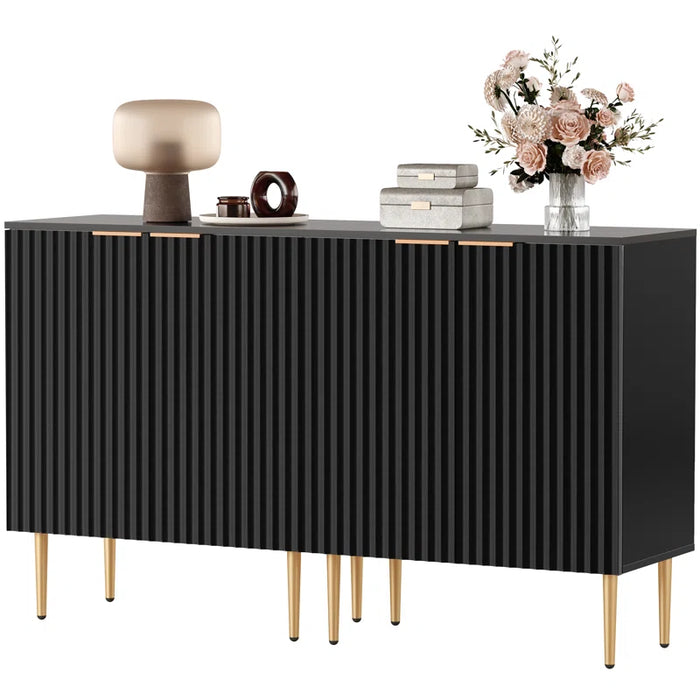 Rishaw 34.3" Tall Adjustable Shelf 2 - Door Accent Cabinet