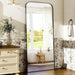 28"X71" Full Length Mirror Floor Mirrors Freestanding Hanging or Leaning Large Mirrors Full Body Mirror with Stand for Cloakroom, Bedroom, Living Room, Black