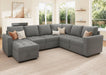 Modular Sectional Sofa Bed With Generous Understorage
